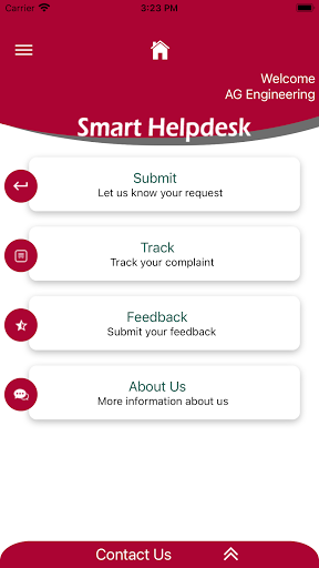 AGEngg Helpdesk Screen 3