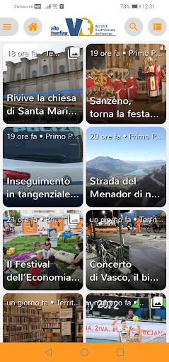 Android application Vita Trentina screenshort
