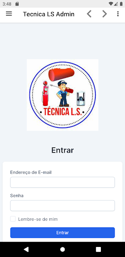 Android application Técnica LS Admin screenshort