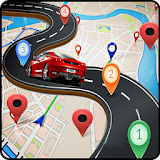 GPS Navigation map free Route Finder Path Locator icon