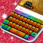 Cover Image of डाउनलोड Glitter Neon Color Keyboard 2.4.9 APK