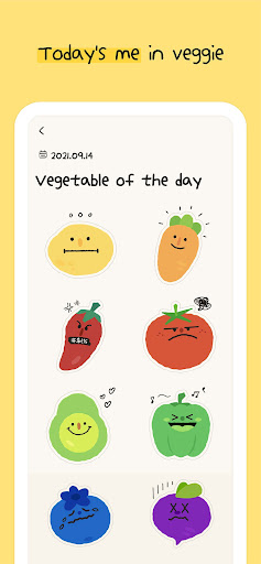 My Veggie Diary Screen 2