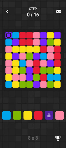 Android application Color Flood Challenge screenshort