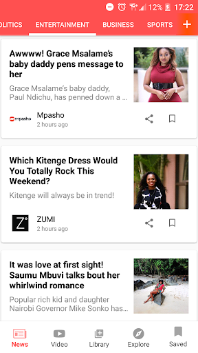 Kenya News Screen 3