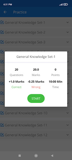 Basic General Knowledge Quiz Screen 3