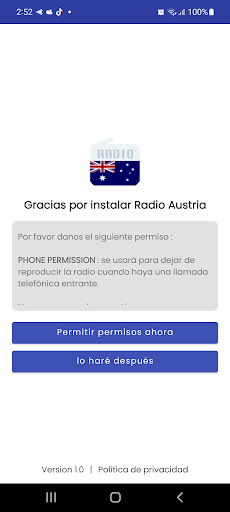Android application Radio Australia screenshort