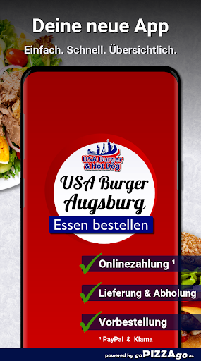 Android application USA Burger and Hot Dog Augsbur screenshort