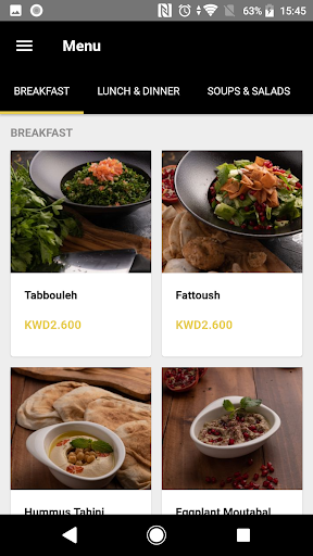 KT Restaurants Screen 2