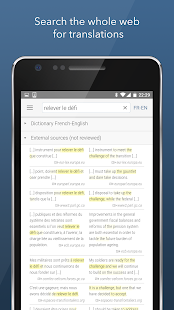 Dictionary Linguee Screenshot