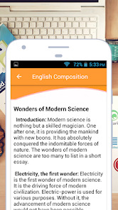 Wonders of Modern Science Composition  