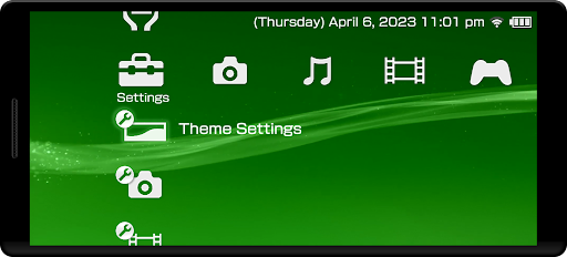 PSP Simulator - Launcher Screen 3