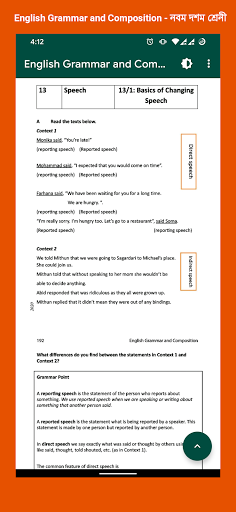 Eng.Grammar& Composition-9/10 Screen 3