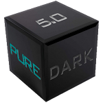 Cover Image of Download [EMUI 9.1]Pure Dark 5.0 Theme 4.1 APK