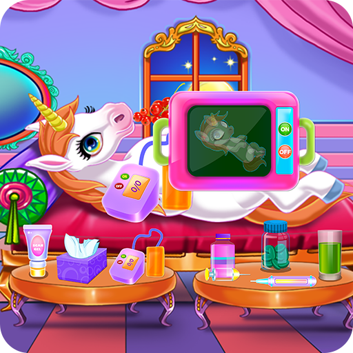 Cute Unicorn Welcome Party logo