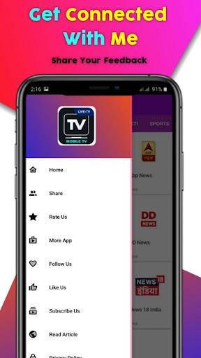 Live Tv Mobile App - Apps On Google Play