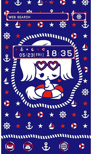 Android application -Anchors Up- Theme +HOME screenshort