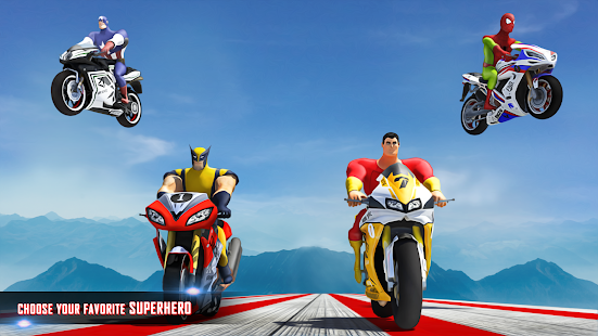 Superhero Bike Games Stunts apkdebit screenshots 16