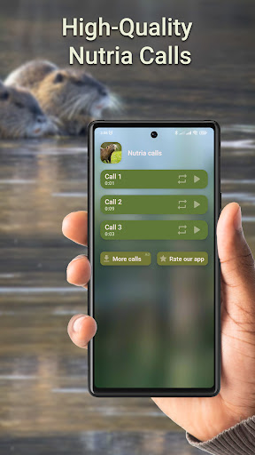 Android application Nutria & Otter Hunting Calls screenshort