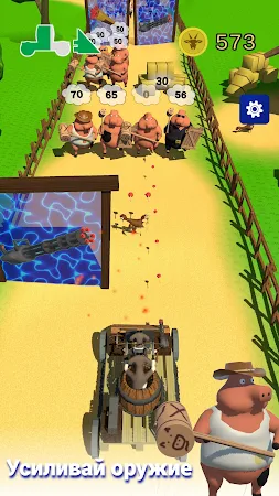 Game screenshot Козлы на танке против свиней apk download