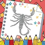 Cover Image of ダウンロード Scorpion Mandala Coloring Game  APK