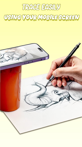 Android application AR Draw Sketch: Trace & Sketch screenshort