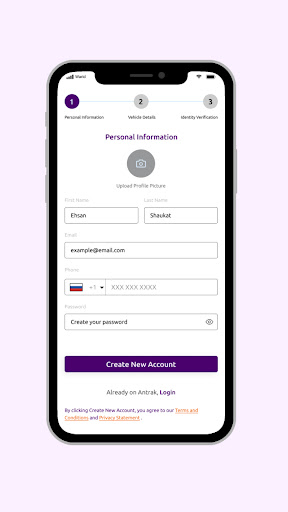 ExpressEase Driver Screen 2