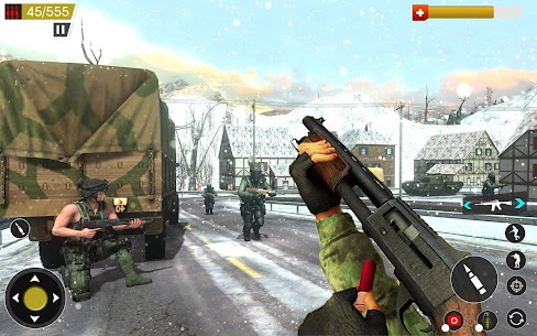 American World War Fps Shooter Free Mod Apk (God Mode) 10