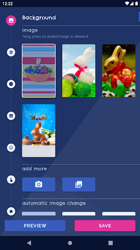 Android application Chocolate Eggs Live Wallpaper screenshort