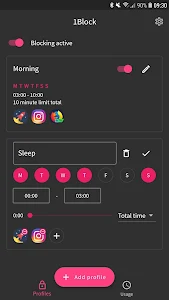 1Block app timer Unknown