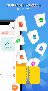 Captura de Pantalla 5 ZipApp: File Compressor, Unrar android