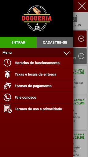 Android application Dogueria e Cia screenshort