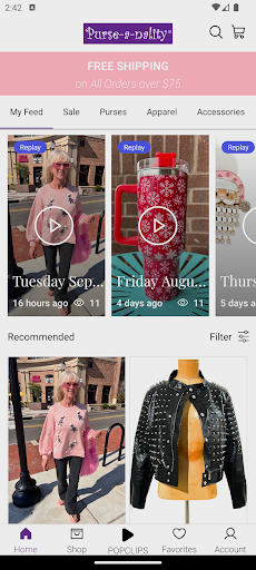 Android application Purseanality screenshort