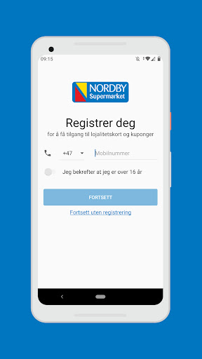 Android application Nordby Supermarket screenshort
