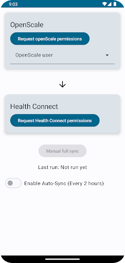 OpenScale to Health Connect Screenshot 2 - AppWisp.com