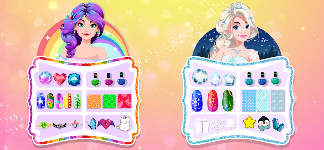 Nail Salon Game Girls Nail art 29 APK + Mod (Unlimited money) untuk android