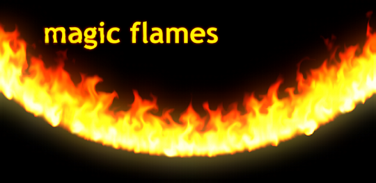Magic Flames: fire simulation sandbox & wallpaper