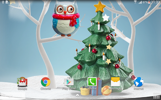 Snow Globe Live Wallpaper