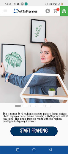 ArtToFrames: Custom Framing Screen 2
