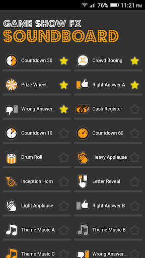 Game Show FX Soundboard Screen 3
