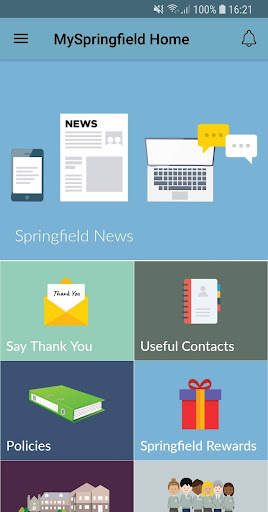 Android application MySpringfield screenshort