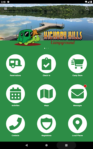 Screenshot of Hickory Hills Campground
