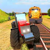 Train Vs Tractor Racing 3D icon