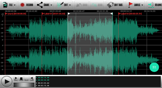 SMV Audio Editor Tangkapan layar