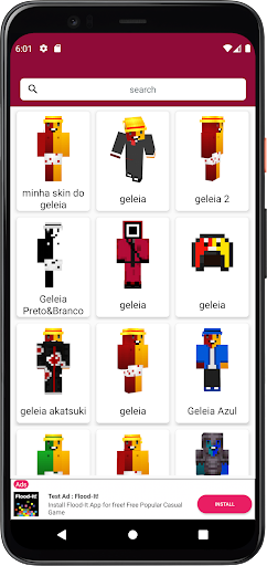 Skin do Geleia para Minecraft Screen 3