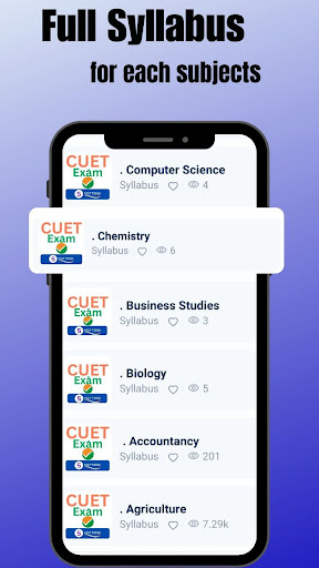 CUET Exam App Screen 3