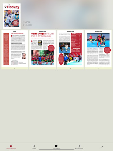 Hockey Zeitung Screen 3