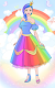 screenshot of Princess Dress Up & Coloring