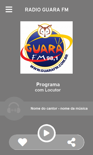 Rádio Guará FM Screen 2