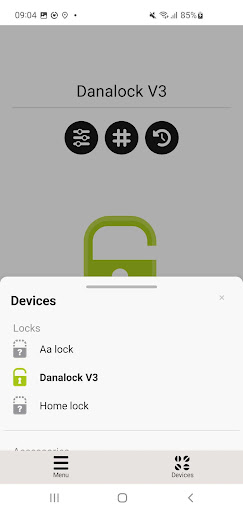 Danalock Screen 2
