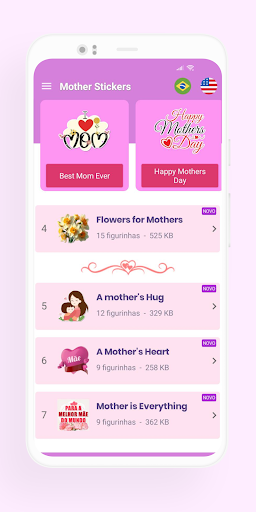 Mothers Day Stickers Screen 3